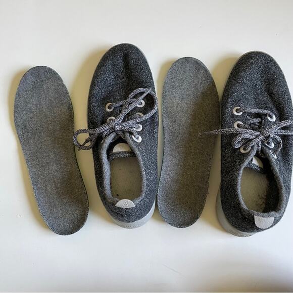 Allbirds Light Grey Wool Runner Sneaker - Picture 7 of 9